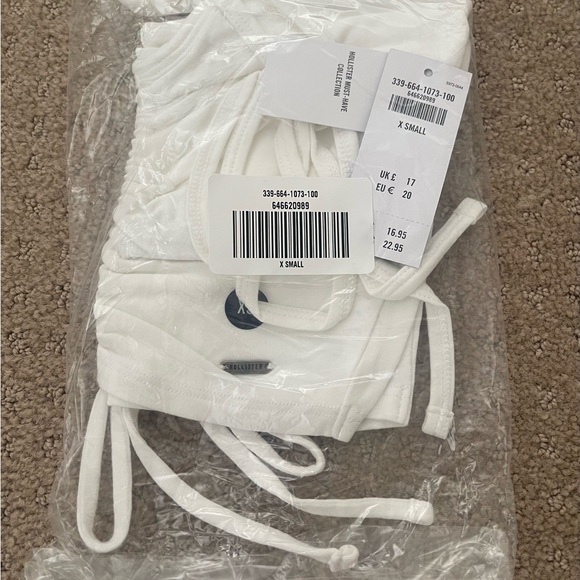 White Ruched Halter Top - Picture 5 of 5